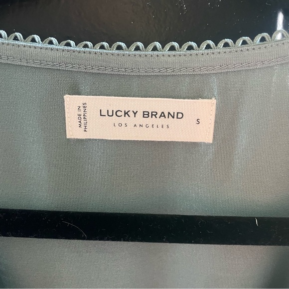 NWT Lucky Brand Faux Wrap Top - Picture 9 of 15